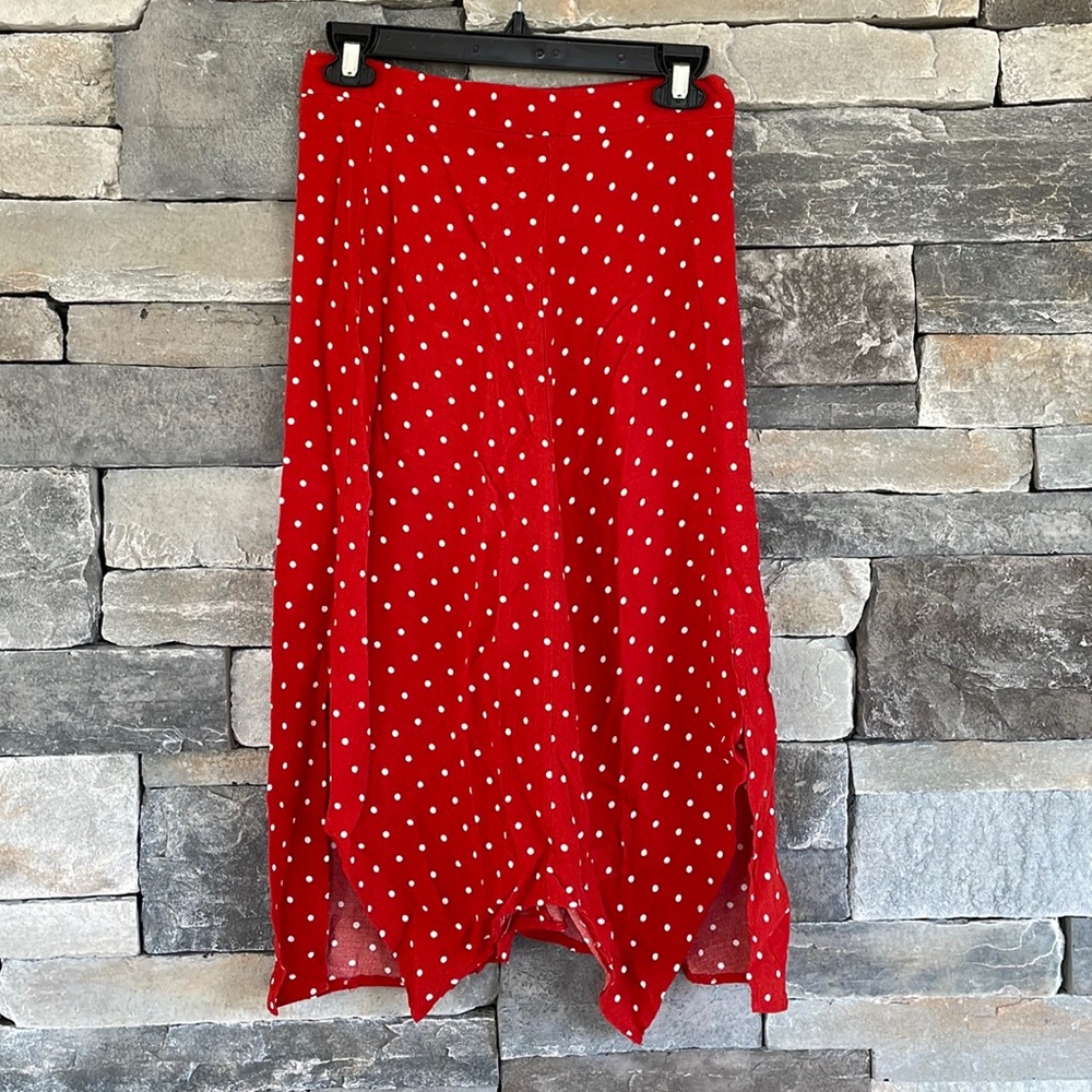 Bershka Polkadot Skirt